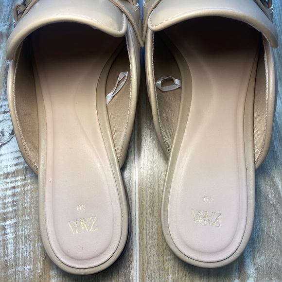 Zara neutral mule loafers - Picture 4 of 5